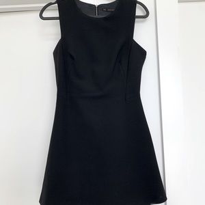 Black mini dress